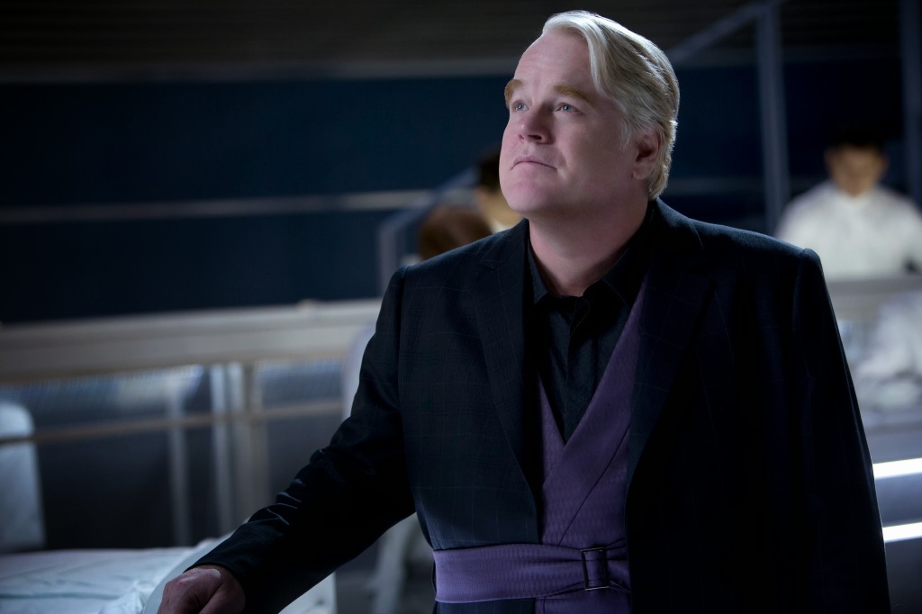 Philip Seymour Hoffman in “The Hunger Games” trilogy